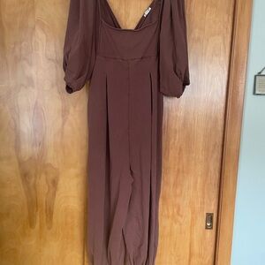 Free People Lotta Love Brown Romper/Jumpsuit
